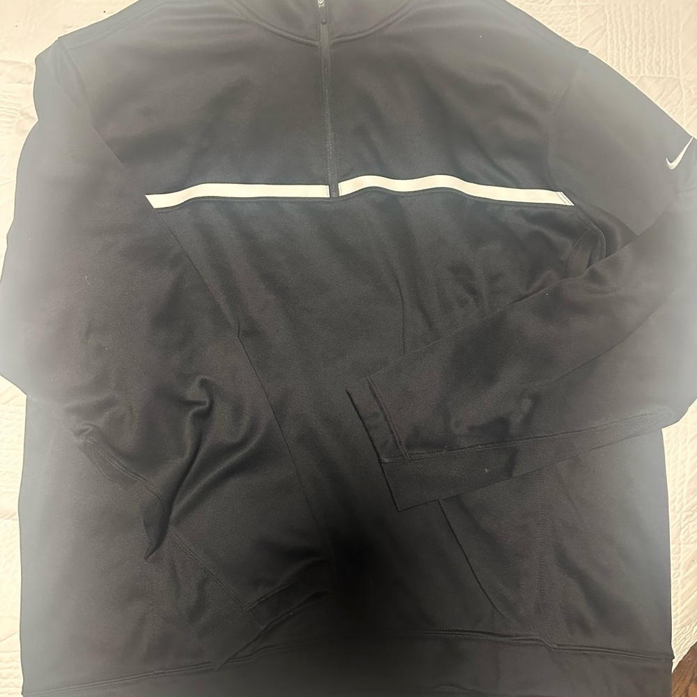 Nike Black Therma-FIT Golf Quarter-Zip Pullover